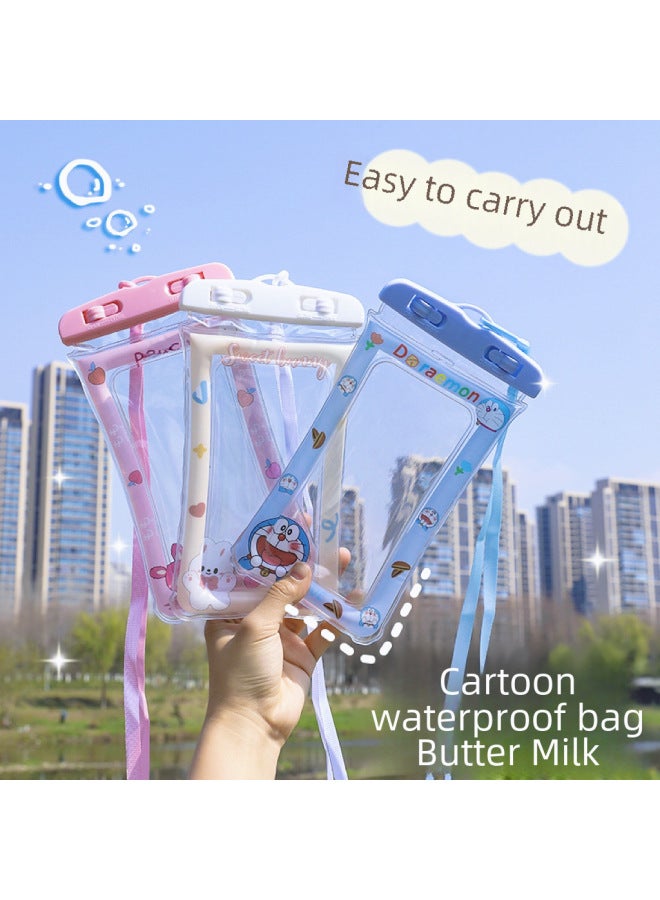 general PVC Mobile Phone Waterproof Bag Drifting Swimming Mobile Phone Bag Waterproof Underwater Photo Airbag Mobile Phone Waterproof Bag Wholesale-Color:Kitten 】 - Image 2