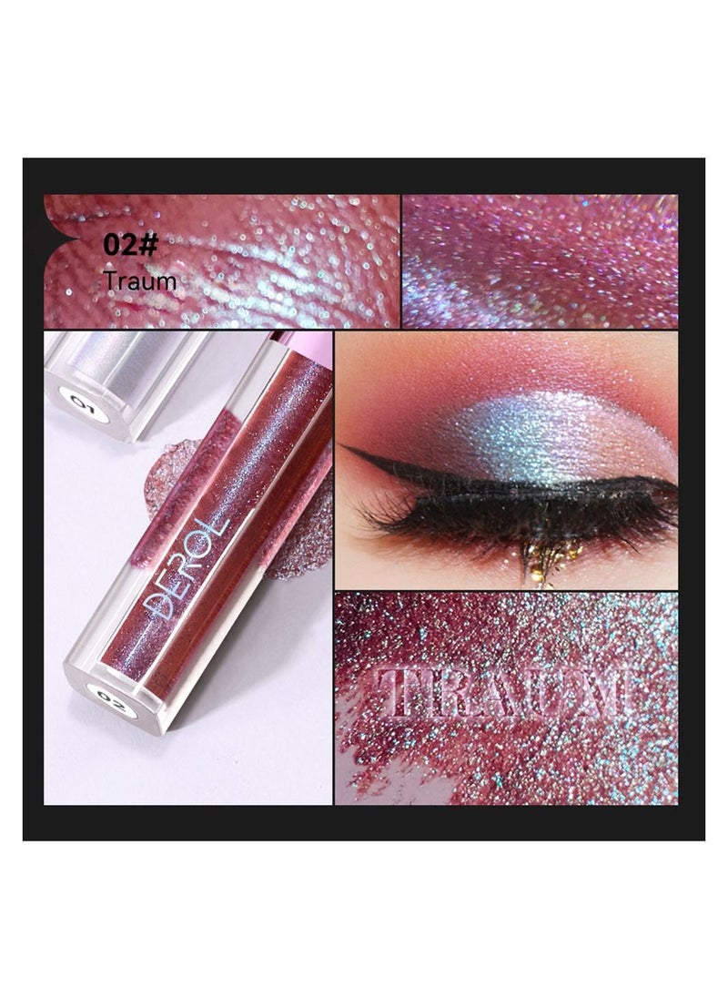 DEROL - Cosmic Funk Polarized Liquid Eyeshadow 02# Traum - Image 1