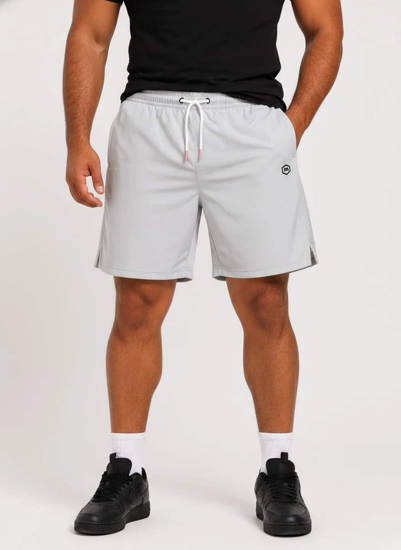 بريما إيس رجالي Shorts عشاق الجيم لاكشري Light Grey