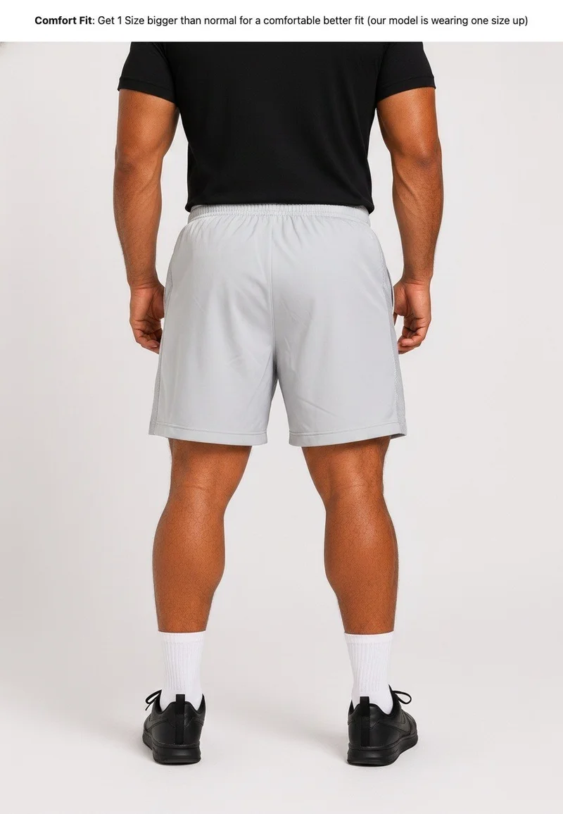 بريما إيس رجالي Shorts عشاق الجيم لاكشري Light Grey