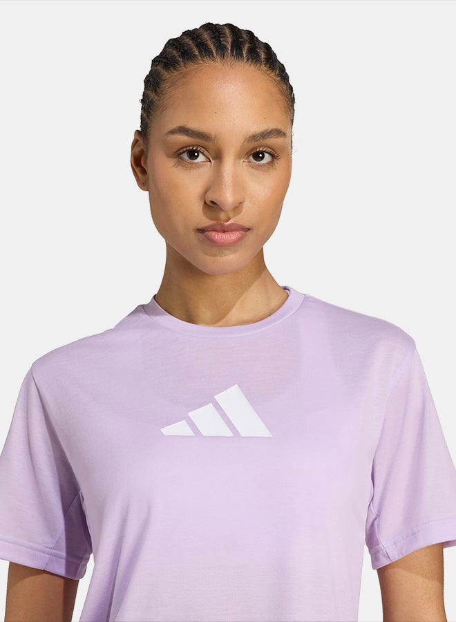 Adidas Train Essentials Big Logo Performance Training T-Shirt - Image 4