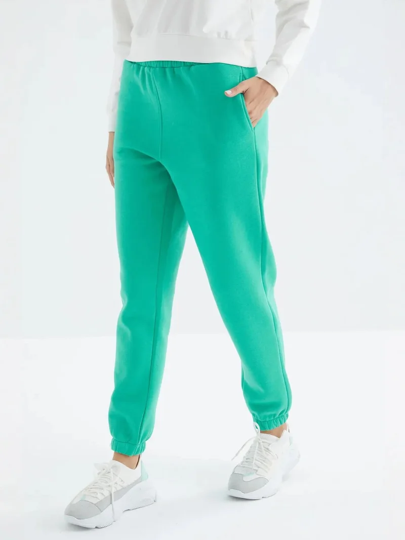 TOMMYLIFE TOMMY Women's High-Waist Fleece Jogger Sweatpants