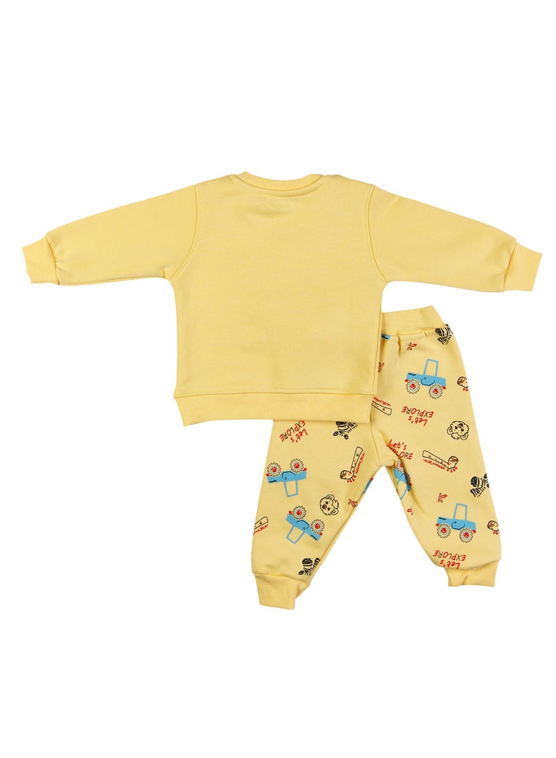 زيركون بيجامة شتوي لحديثي الولادة - 1254 - Image 3