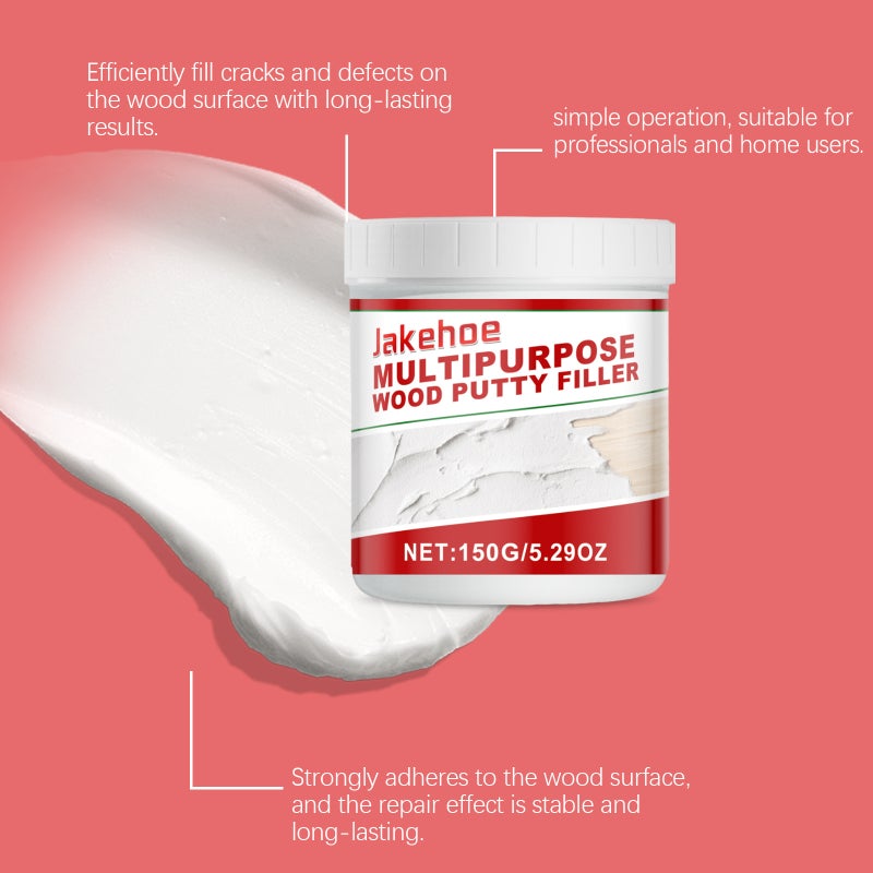 Jakehoe Multi-Purpose Wood Putty Filler Furniture Wood Damage Crack Filling Wood Product Repair Paste - Image 4