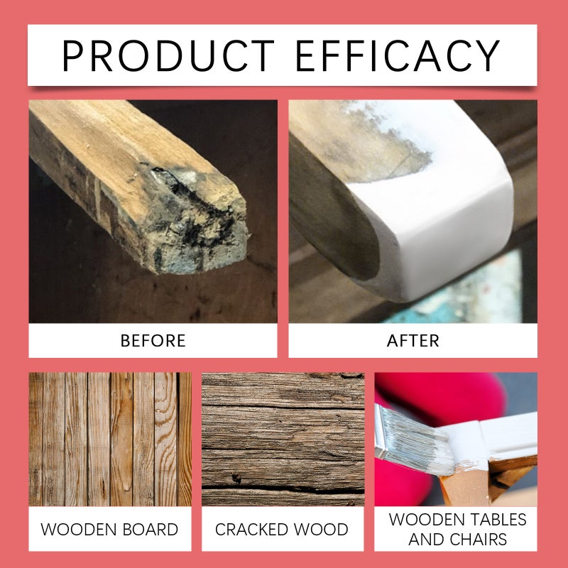Jakehoe Multi-Purpose Wood Putty Filler Furniture Wood Damage Crack Filling Wood Product Repair Paste - Image 5