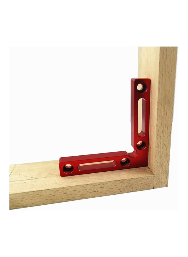 NIBEMINENT 2-Piece Aluminum Alloy Right Angle Clamps Red 21x4x13cm - Image 2