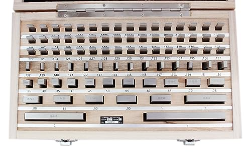 Accusize Industrial Tools 81 Pc Grade AS-1 Steel Gage Block Set, P900-S582 - Image 4