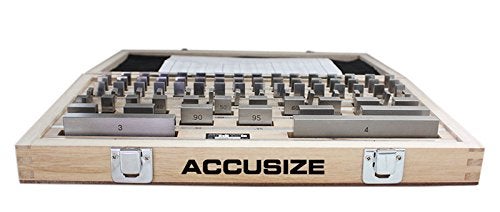 Accusize Industrial Tools 81 Pc Grade AS-1 Steel Gage Block Set, P900-S582 - Image 2
