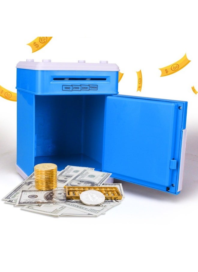 Generic Specially Designed For Kidsren's Intelligent ATM Fun Storage Piggy Bank Automatic Money Roll Creative Password Unlocking Toy-Color:Happy Cat Happy Cat 821b-8  - Image 4