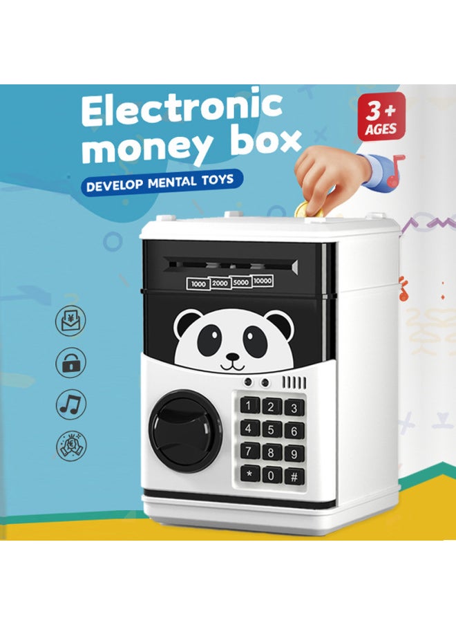 Generic Specially Designed For Kidsren's Intelligent ATM Fun Storage Piggy Bank Automatic Money Roll Creative Password Unlocking Toy-Color:Happy Cat Happy Cat 821b-8  - Image 2