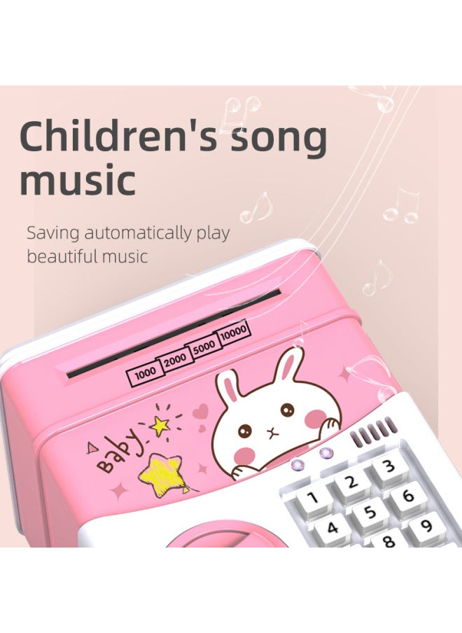 Generic Specially Designed For Kidsren's Intelligent ATM Fun Storage Piggy Bank Automatic Money Roll Creative Password Unlocking Toy-Color:Happy Cat Happy Cat 821b-8  - Image 5