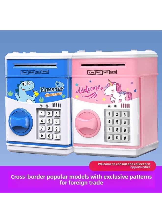 Generic Specially Designed For Kidsren's Intelligent ATM Fun Storage Piggy Bank Automatic Money Roll Creative Password Unlocking Toy-Color:Happy Cat Happy Cat 821b-8  - Image 3