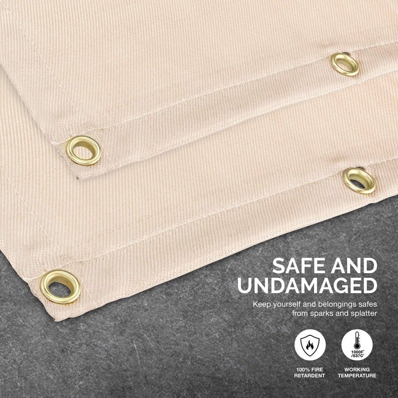 NEIKO 10908A Heavy Duty 4x6 Welding Blanket - Fire Retardant Fiberglass Protection - Image 3