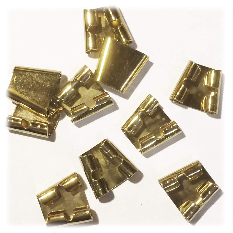 SeedBeadExplosion Blank Bolo Tie Slides Pack of 10 Goldtone - Image 4