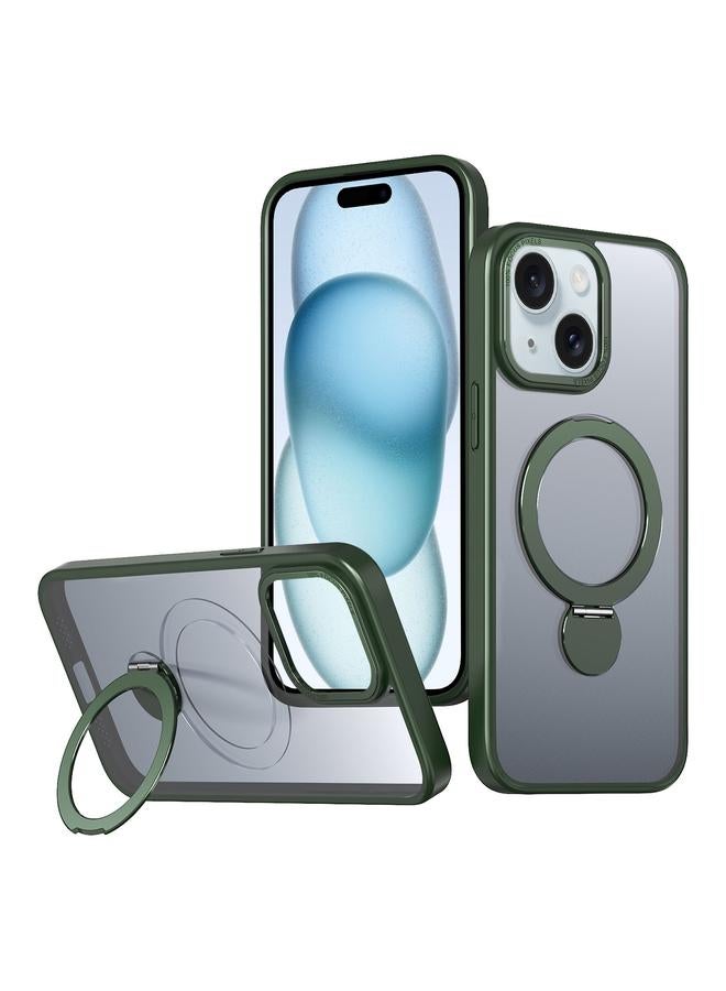 S-TOP Case For iPhone 15 Wing Series Gen2 MagSafe Metal Ring Holder Phone Case - Image 1