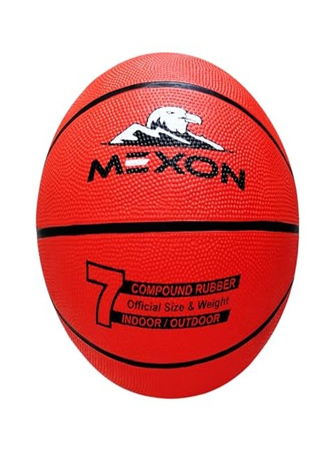 MEXON Professional Basketball for Indoor/Outdoor Play, Orange (7) - Image 2