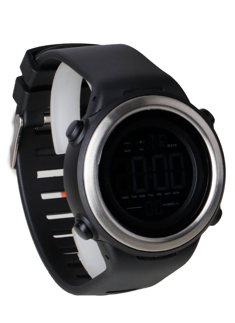 SKMEI Skmei Men’s Casual-Digital Watch -Black Dial-Black Band Rubber  - Image 2