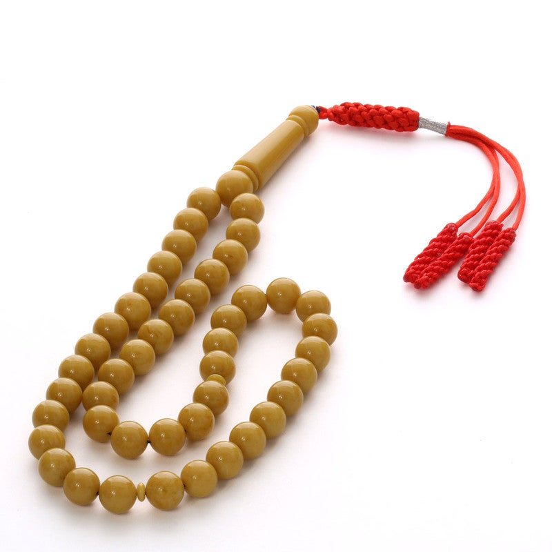 آر إس مسباح تراب الكهرمان البولندي لون كراميلي محمص كركوشة أحمر دائري - Image 2