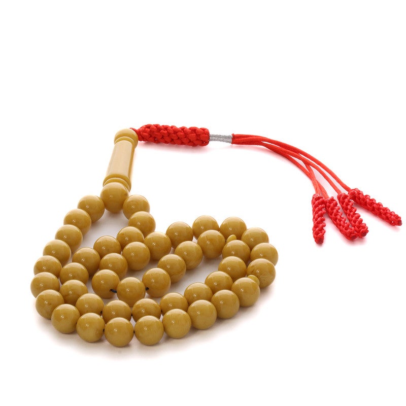 آر إس مسباح تراب الكهرمان البولندي لون كراميلي محمص كركوشة أحمر دائري - Image 3