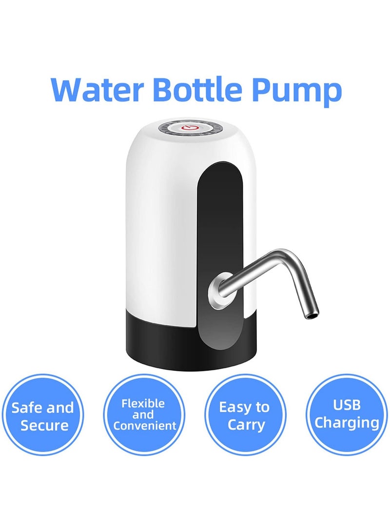 Usb Charged Bottle Water Pump White - Image 3