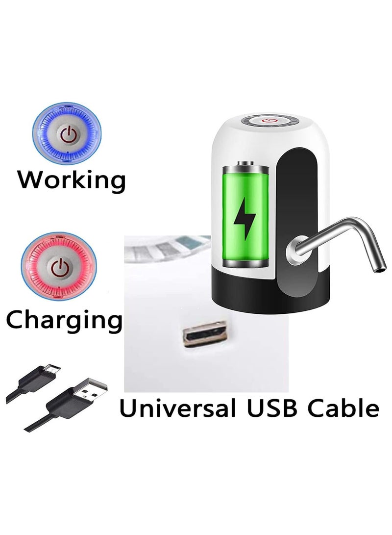 Usb Charged Bottle Water Pump White - Image 5