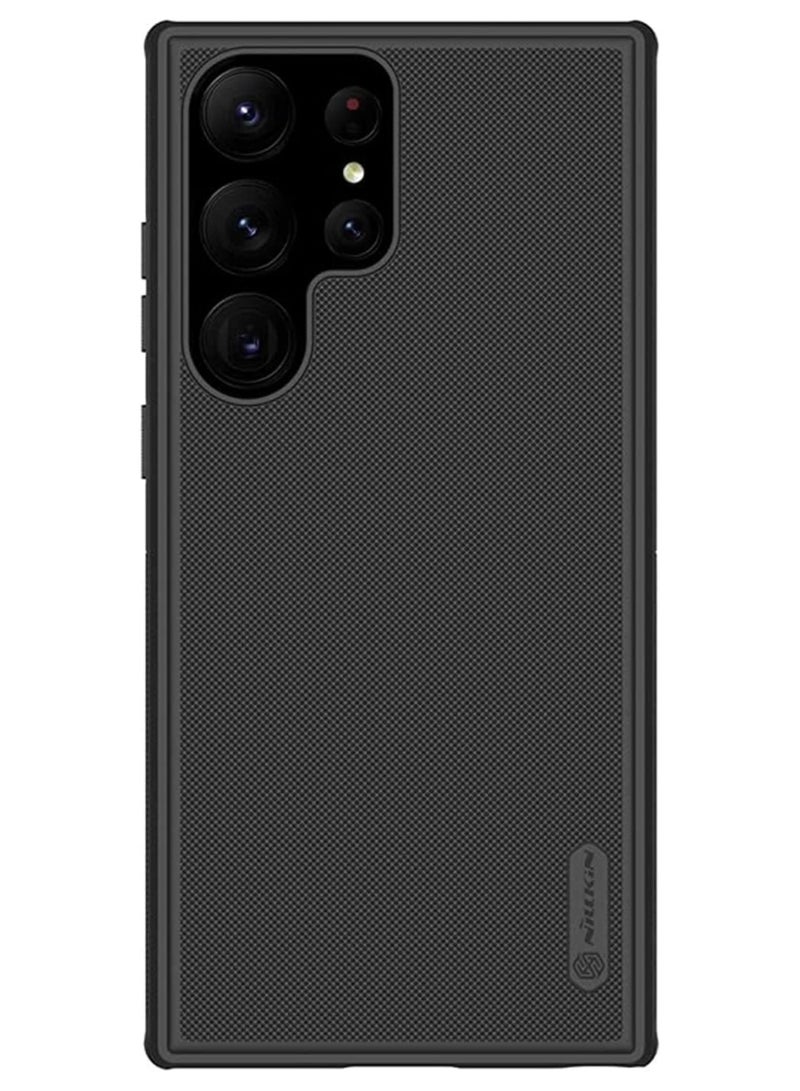 Nillkin Case Cover Super Frosted Pro  Case Anti-Scratch & Slip For Samsung Galaxy S23 Ultra (Black) - Image 1