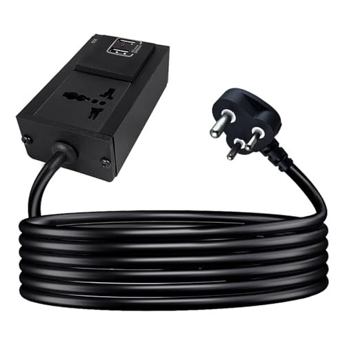 MX Single Socket Extension Board with 2 USB Ports (5V/2.4A) 3-Pin Plug 6a to 13a Socket 3 Meter Heavy Duty Cable Flame Retardant Body with Indicator & Safety Shutter - Image 1