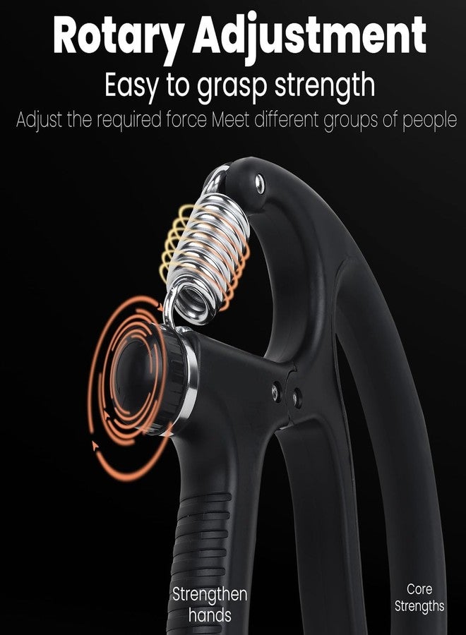 PARVY® Adjustable Hand Grip Strengthener 10-100kg | Counting Non-Slip Gripper | Forearm, Finger, Wrist Strength Trainer for Gym & Home | Portable Fitness Grip Exerciser for Men Women - Image 5