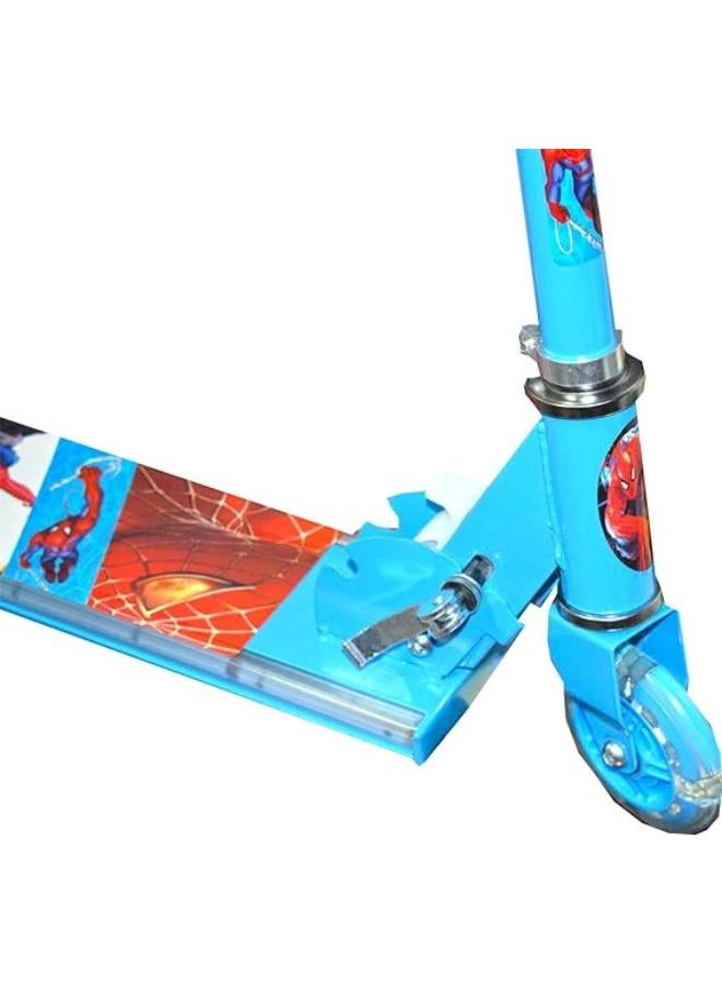 سبايدر مان سكوتر الاطفال ثلاثة عجلة الأزرق - Image 3