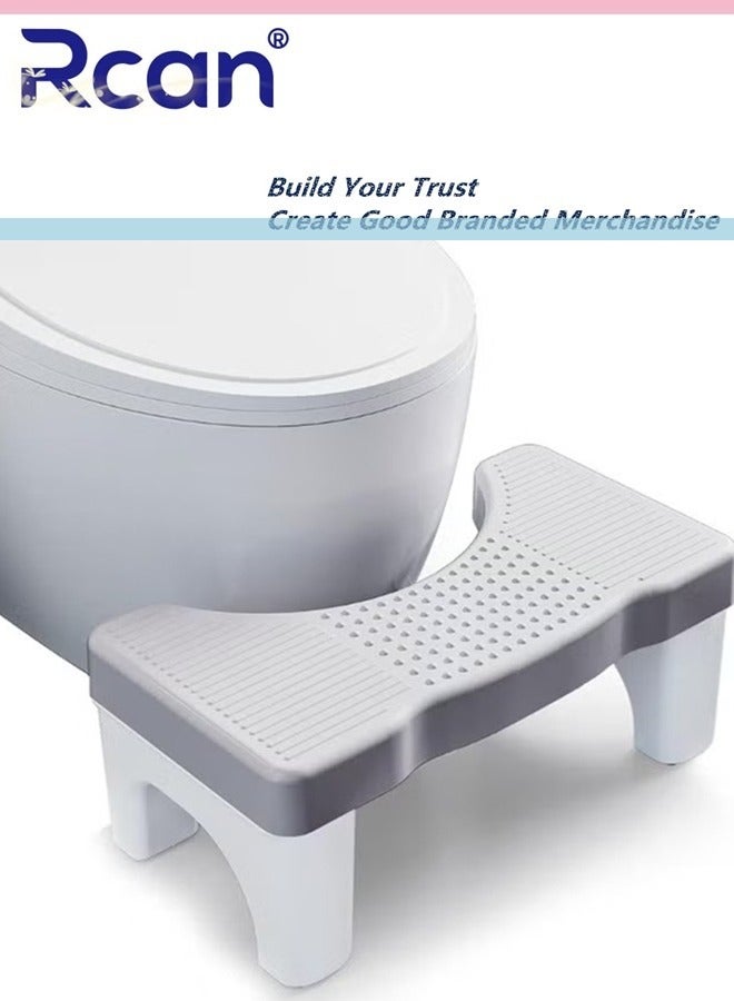 ركان كرسي القرفصاء للمرحاض عبوة واحدة من كرسي القرفصاء للمرحاض، كرسي مرحاض محمول بلاستيكي غير قابل للانزلاق للحمام 40 × 21 × 17 سم - Image 1