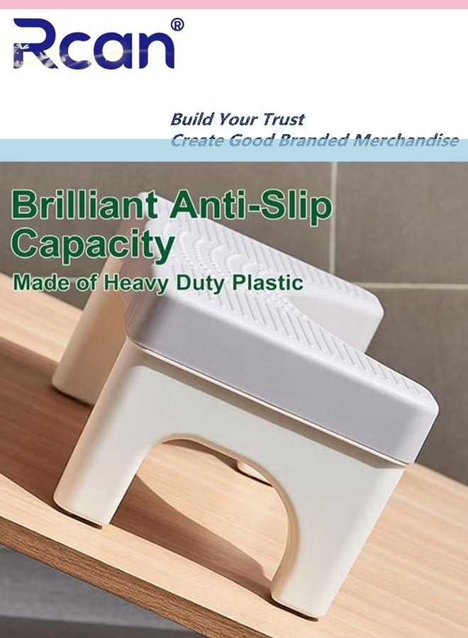 ركان كرسي القرفصاء للمرحاض عبوة واحدة من كرسي القرفصاء للمرحاض، كرسي مرحاض محمول بلاستيكي غير قابل للانزلاق للحمام 40 × 21 × 17 سم - Image 5