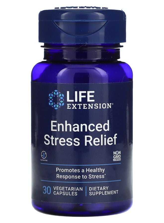 Enhanced Stress Relief 30 Vegetarian Capsules