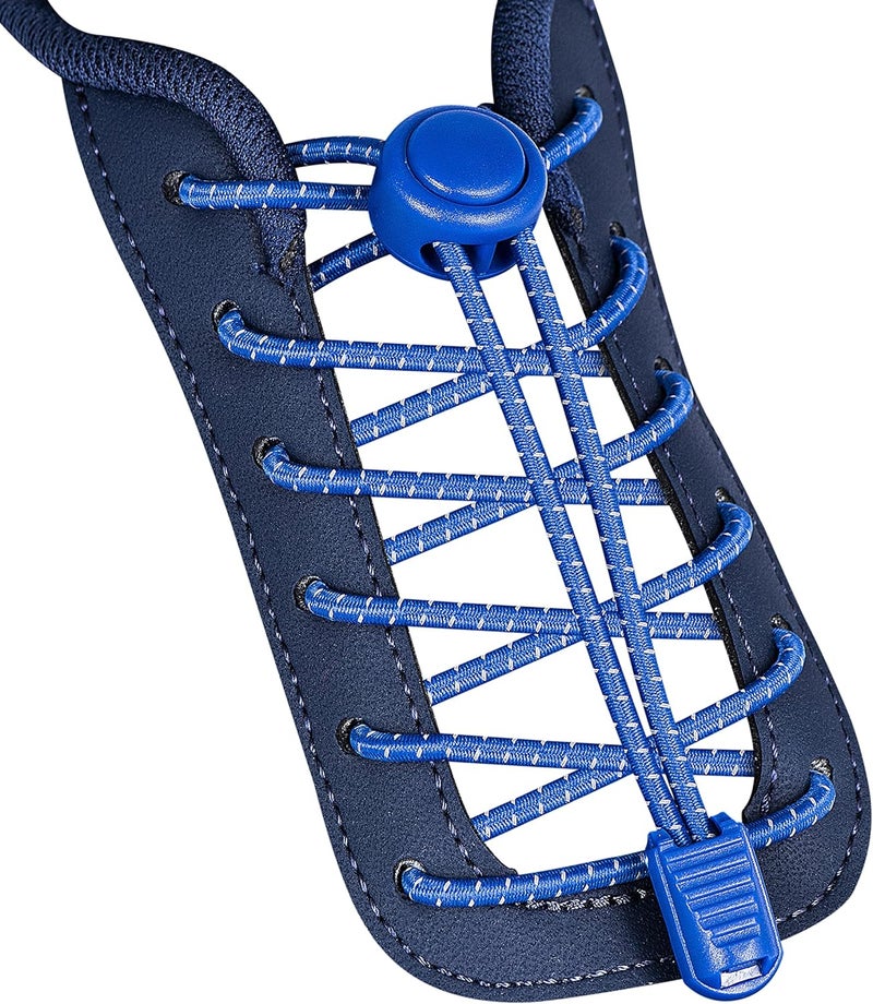 iLiveX No Tie Shoelaces - Elastic Shoe Laces - Lock Shoelaces for Sneakers - One Size Fits All for Adults and Kids - Image 1
