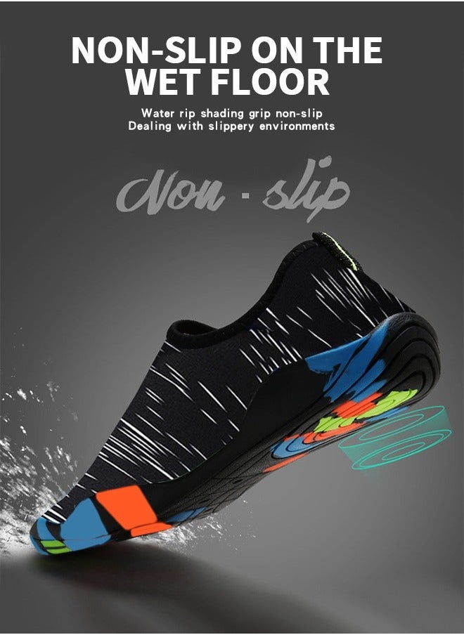 GROIC Beach Shoes Water Shoes, Swimming & Games Shoe, Barefoot Pool Quick-Dry Aqua Yoga Socks, Slip-on Sport  - Image 1