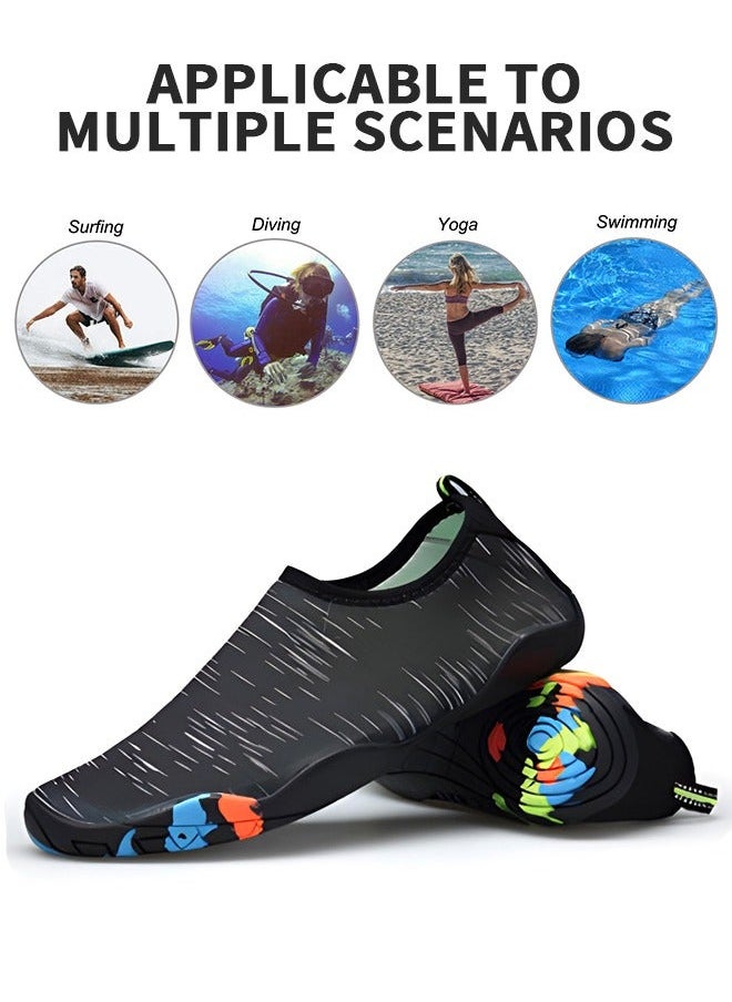 GROIC Beach Shoes Water Shoes, Swimming & Games Shoe, Barefoot Pool Quick-Dry Aqua Yoga Socks, Slip-on Sport  - Image 5