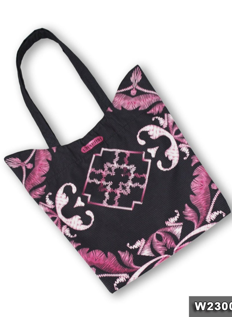 Gharibo Bags Casual Printed Satin Tote Bag  - Image 2