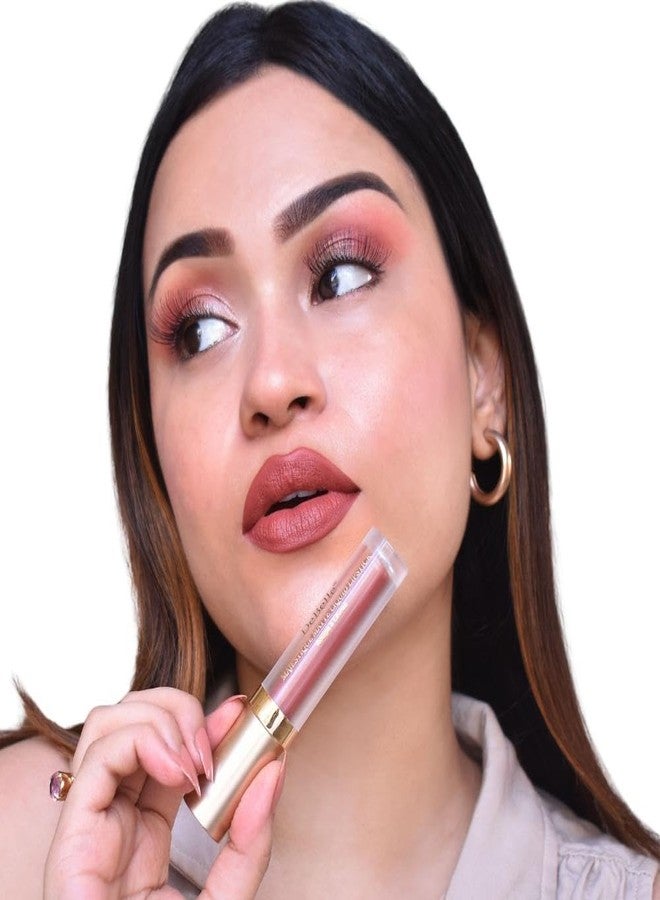 دي بيلي مجموعة أحمر شفاه سائل مطفي من ديبيل ماجستيك، قطعتان | لمسة نهائية مطفية | يدوم حتى 7 ساعات | لا يترك أثراً | مقاوم للتلطخ والماء | خفيف الوزن | (برونزي برناديت، كابرنيه غابرييل) - Image 4