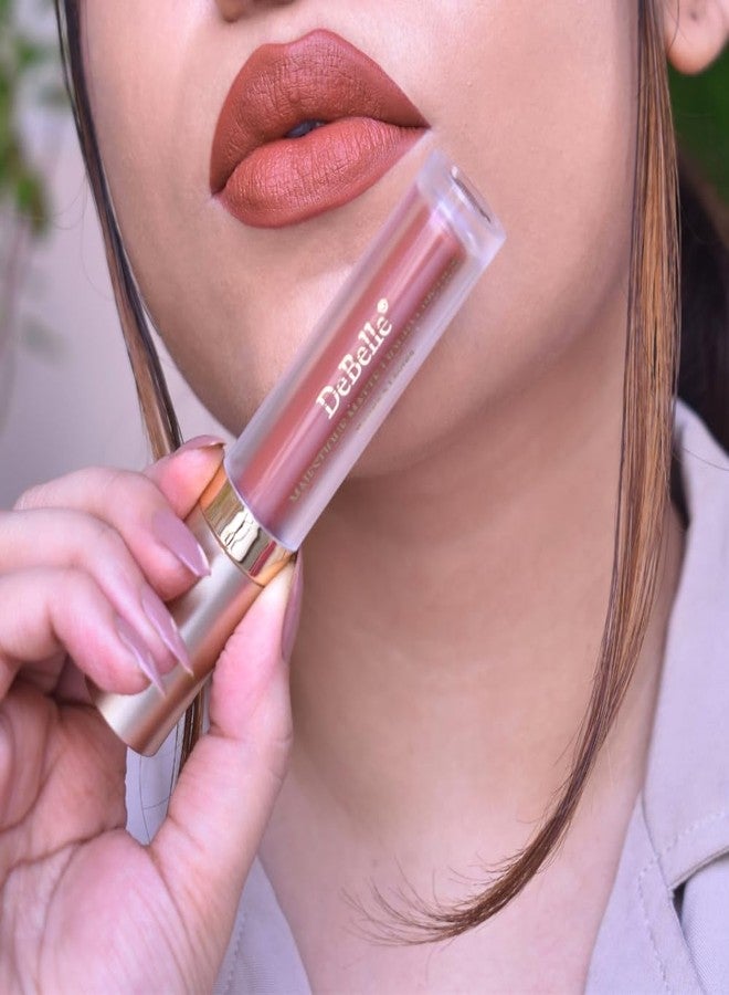 دي بيلي مجموعة أحمر شفاه سائل مطفي من ديبيل ماجستيك، قطعتان | لمسة نهائية مطفية | يدوم حتى 7 ساعات | لا يترك أثراً | مقاوم للتلطخ والماء | خفيف الوزن | (برونزي برناديت، كابرنيه غابرييل) - Image 2