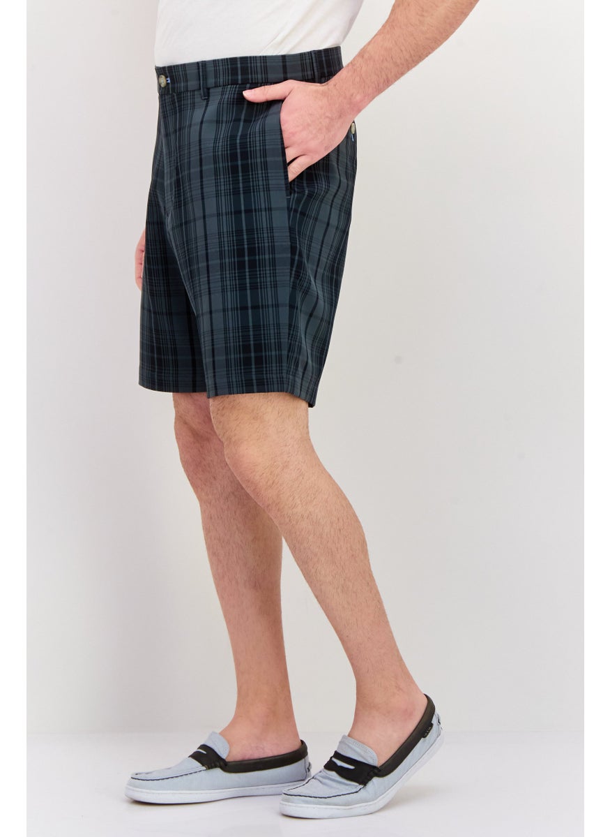 Tailorbyrd - Men Sportswear Fit Golf Short, Grey - Image 1