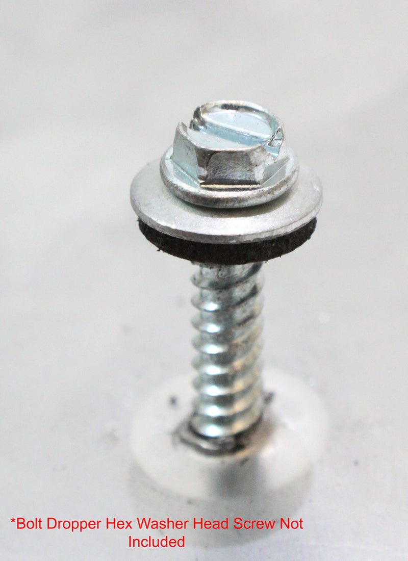 Bolt Dropper 1/4" x 5/8" Stainless Steel EPDM Bonded Sealing Washers (100 Pack), 1" OD Neoprene Backed Corrosion Resistant Load Distribution Water Tight Seal by Bolt Dropper - Image 5