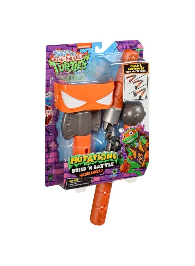 Teenage Mutant Ninja Turtles حكايات سلاحف النينجا المراهقين: مجموعة بناء المعارك ميشيلانجيلو نونشوك الأساسية من بلايميتس تويز - Image 2