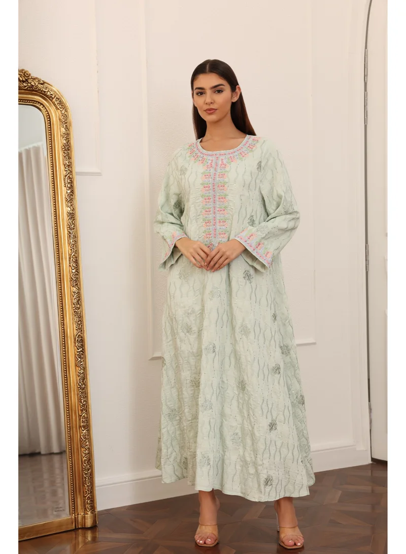 IKKXA Petal Jalabiya IK1100 Green