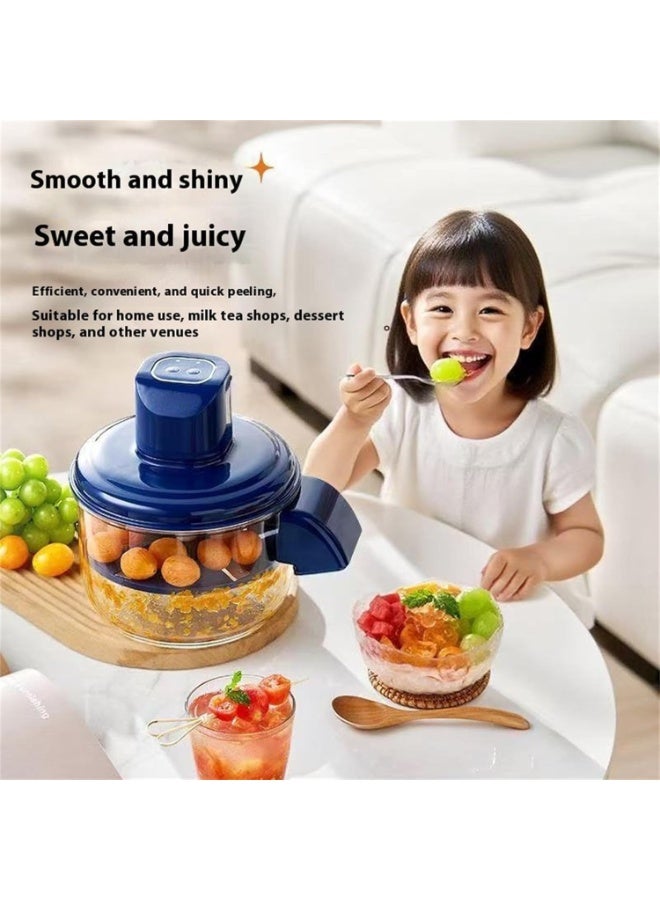 بايكو مقشرة كهربائية قابلة لإعادة الشحن للعنب والفواكه الصغيرة-مزيل الجلد الأوتوماتيكي للعنب والطماطم الكرزية والثوم - Image 4