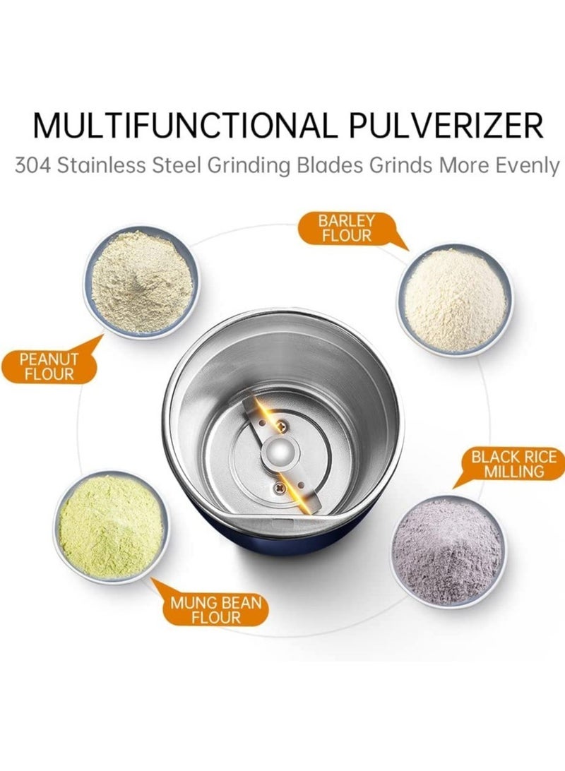 Jmary Electric Spice & Coffee Grinder with Detachable Stainless Steel Cup – Efficient Chopper & Crusher for Home Use - Image 4