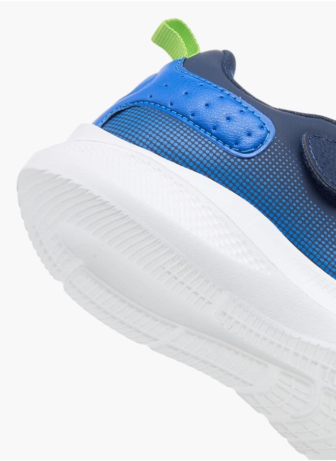 Kappa Boys Mesh Slip-On Sports Shoes With Hook And Loop Closure  - Image 4