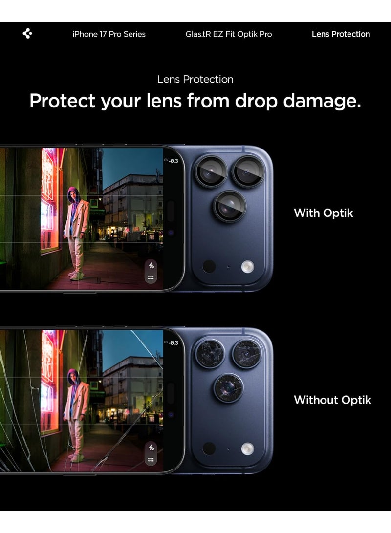 اس-توب حامي عدسات S-TOP لهاتف آيفون 17 برو و 17 برو ماكس - Image 4
