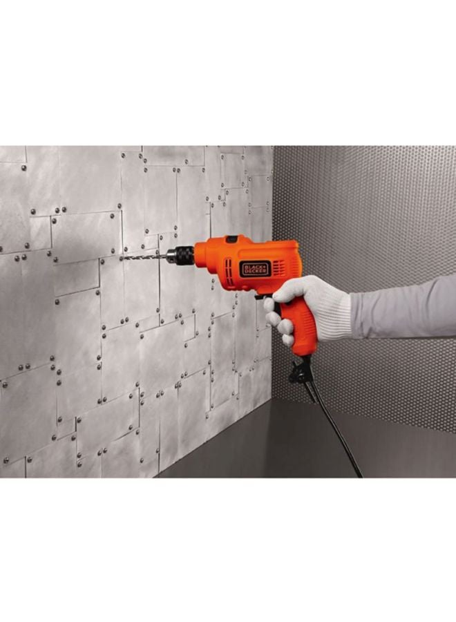BLACK+DECKER Single Speed Hammer Drill Orange/Black - Image 3