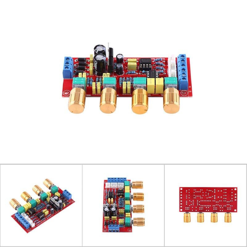 NE5532 لوحة مكبر صوت HiFi مسبق التضخيم طقم 12 فولت تيار متردد لتجميع نظام صوتي مكبر صوت DIY - Image 4