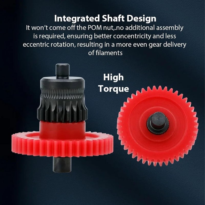 مجموعة تروس البثق من الفولاذ المقسى المغلفة بطبقة DLC لطابعة Ender 3 V2 Neo Pro Plus Maximum - Image 5