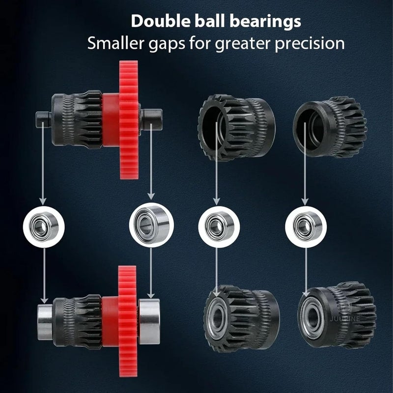 مجموعة تروس البثق من الفولاذ المقسى المغلفة بطبقة DLC لطابعة Ender 3 V2 Neo Pro Plus Maximum - Image 4